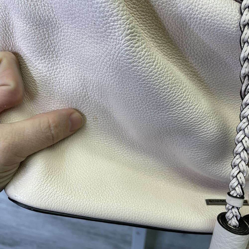 Rebecca Minkoff‎ Isobel Hobo Bag Soft Blush Pink Shoulder Strap Tassel - Picture 3 of 15